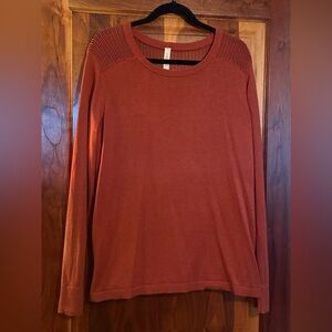 LULULEMON | Women's Back to Balance Long Sleeve Sweater size 12